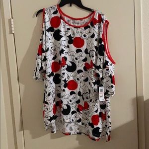 Disney Minnie cold shoulder tunic